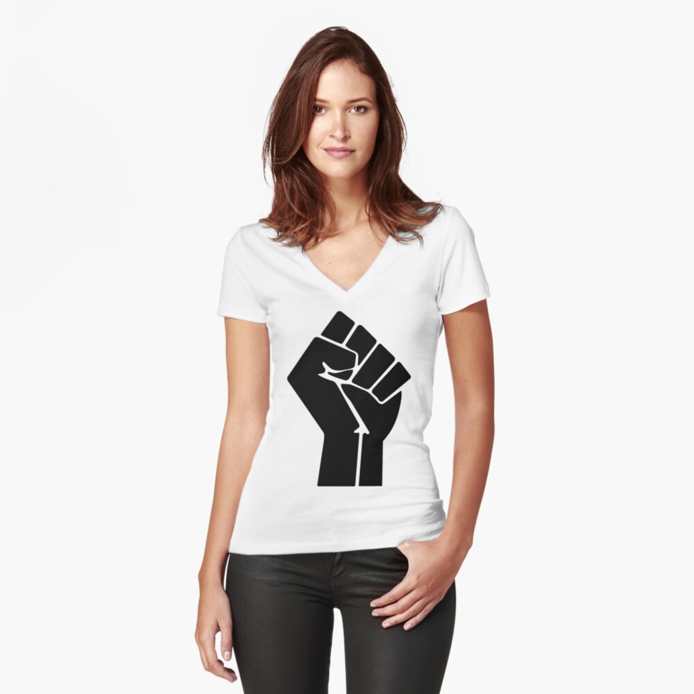 Item preview, Fitted V-Neck T-Shirt designed and sold by sweetsixty.
