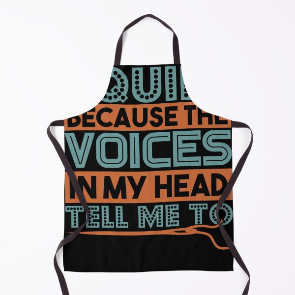 Item preview, I Quilt because the Voices In My Head tell me to designed and sold by Grinover.
