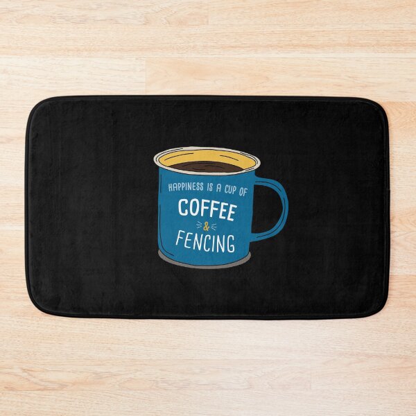 Item preview, Fencing & Coffee is happiness designed and sold by orlumbuspirate.