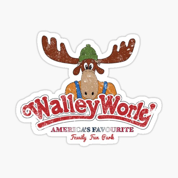 Walley World - America's Favourite Logo Distressed Sticker