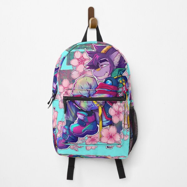 Item preview, Cyberpunk Purple Dragon with Sakura Blossoms  designed and sold by Niftjie.