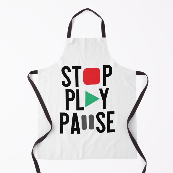 Item preview, Stop Play Pause designed and sold by shirtart shop.