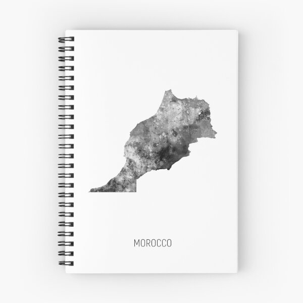 Item preview, Morocco Watercolor Map designed and sold by ArtPrints.