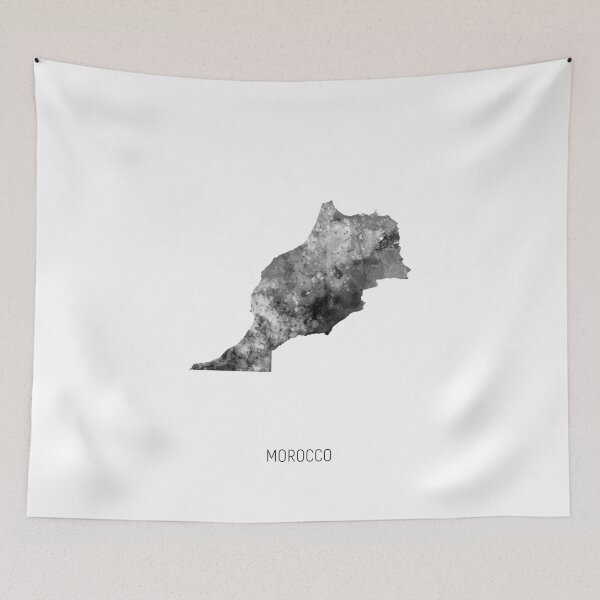 Artikelvorschau, Morocco Watercolor Map entworfen und verkauft von ArtPrints.
