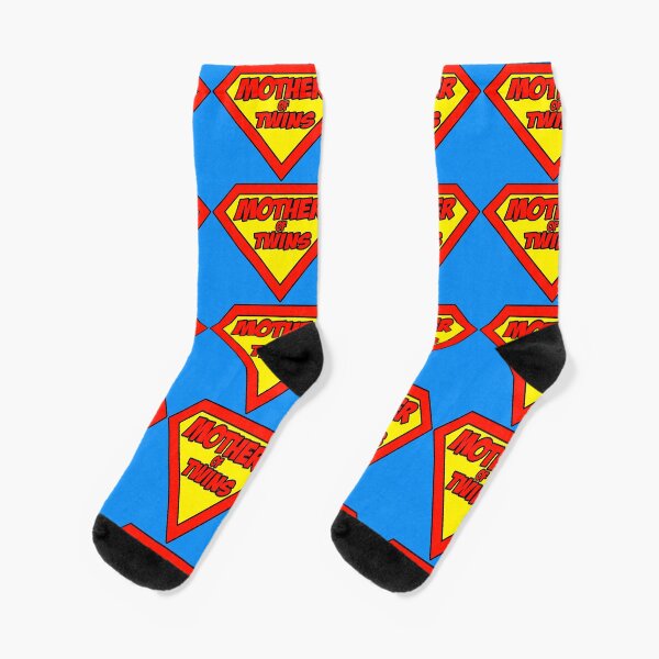 Super mom Mother of Twins Socks