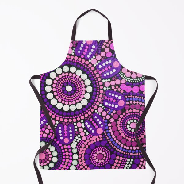 Item preview, Aboriginal Art Pink Pattern Family Gathering designed and sold by GhostGumDesigns.