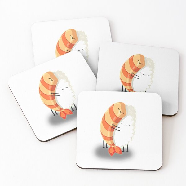 Item preview, Salmon sushi hugs funny  t-shirt designed and sold by TopDesignArt.