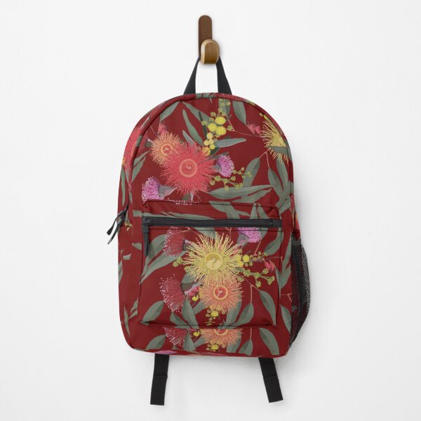 Item preview, Summer Australian Tropical Blooms -  Vintage Red Palette designed and sold by Sketchbook Designs.
