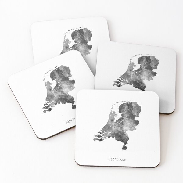 Item preview, Nederland Watercolor Map designed and sold by ArtPrints.