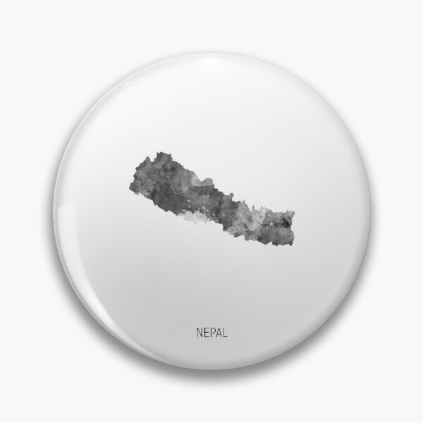 Item preview, Nepal Watercolor Map designed and sold by ArtPrints.
