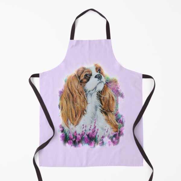 Item preview, Lavender and Beautiful Cavalier King Charles Spaniel designed and sold by HenryMaster.