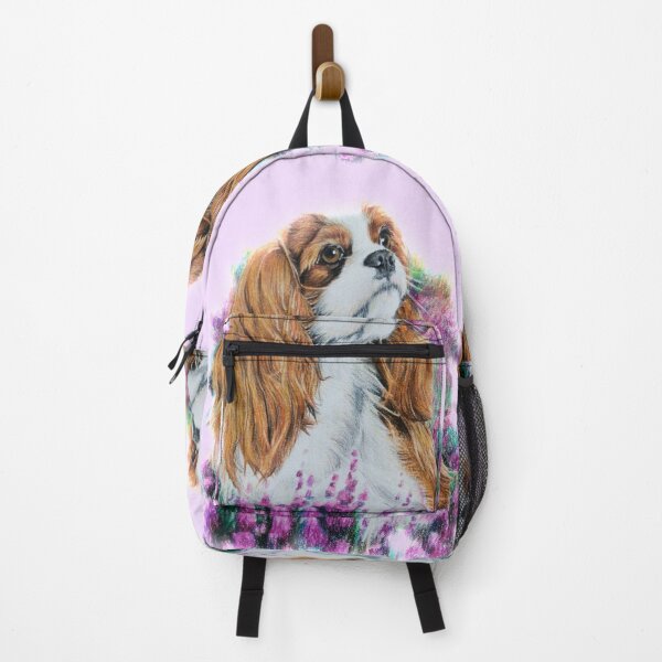 Item preview, Lavender and Beautiful Cavalier King Charles Spaniel designed and sold by HenryMaster.