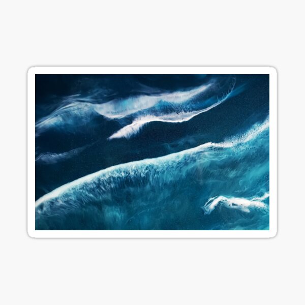 Item preview, Subtle Blue Ocean Waves designed and sold by Vector Scout Lab.