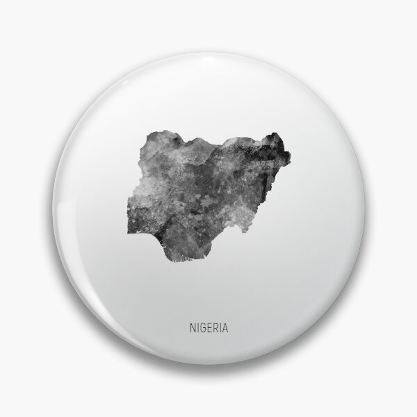 Item preview, Nigeria Watercolor Map designed and sold by ArtPrints.