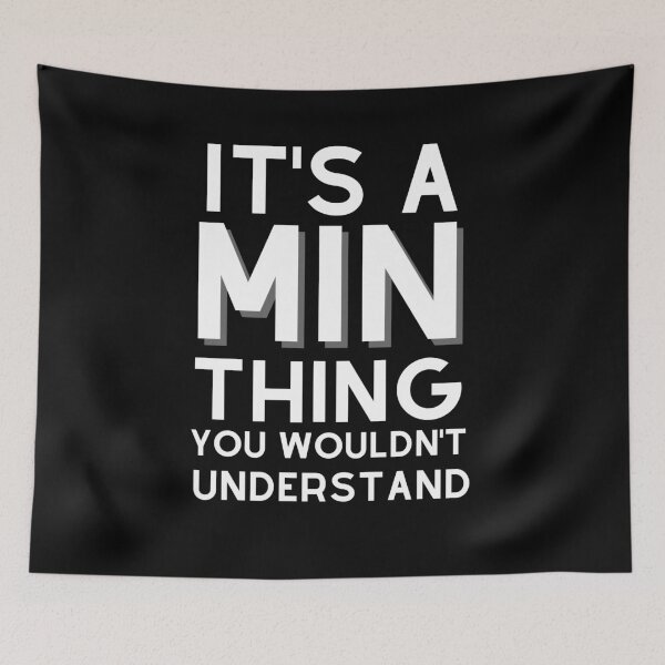 Item preview, Min - Korean Last Name designed and sold by theKoreanRage.