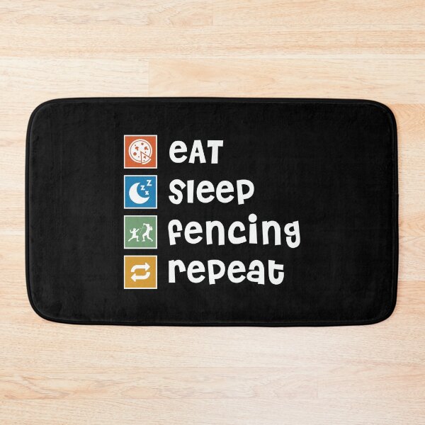 Item preview, Fencing. Eat. Sleep. Repeat designed and sold by orlumbuspirate.