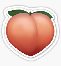 Peach emoji Sticker