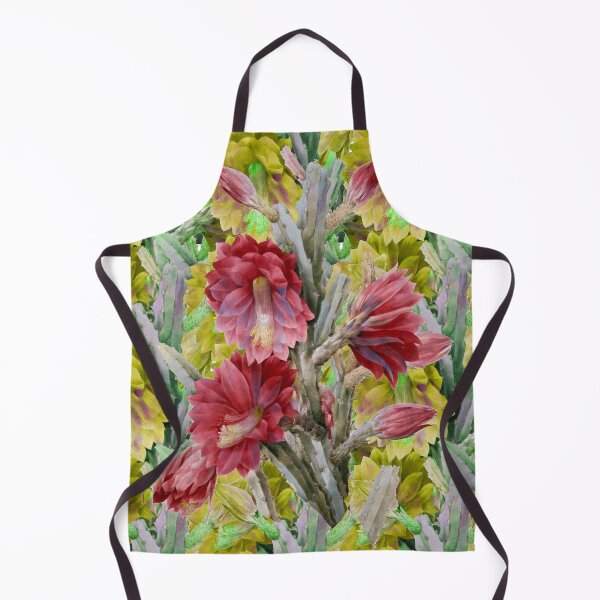 Item preview, FLOWERING CACTUS WITH RED PINK YELLOW FLOWERS designed and sold by BulganLumini.