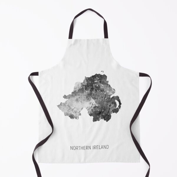 Item preview, Northern Ireland Watercolor Map designed and sold by ArtPrints.