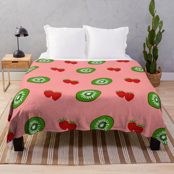 Item preview, Strawberry and Kiwi Fruit Surface Pattern Design designed and sold by designbycheyney.