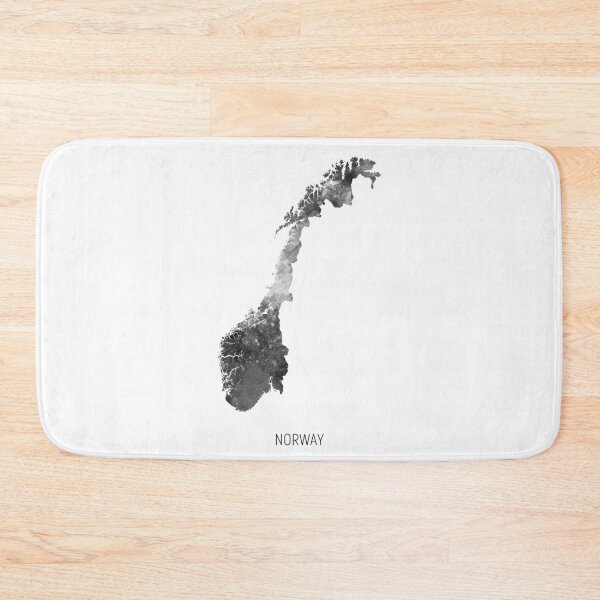 Item preview, Norway Watercolor Map designed and sold by ArtPrints.