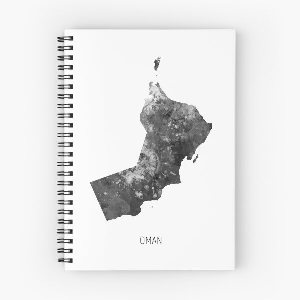 Item preview, Oman Watercolor Map designed and sold by ArtPrints.