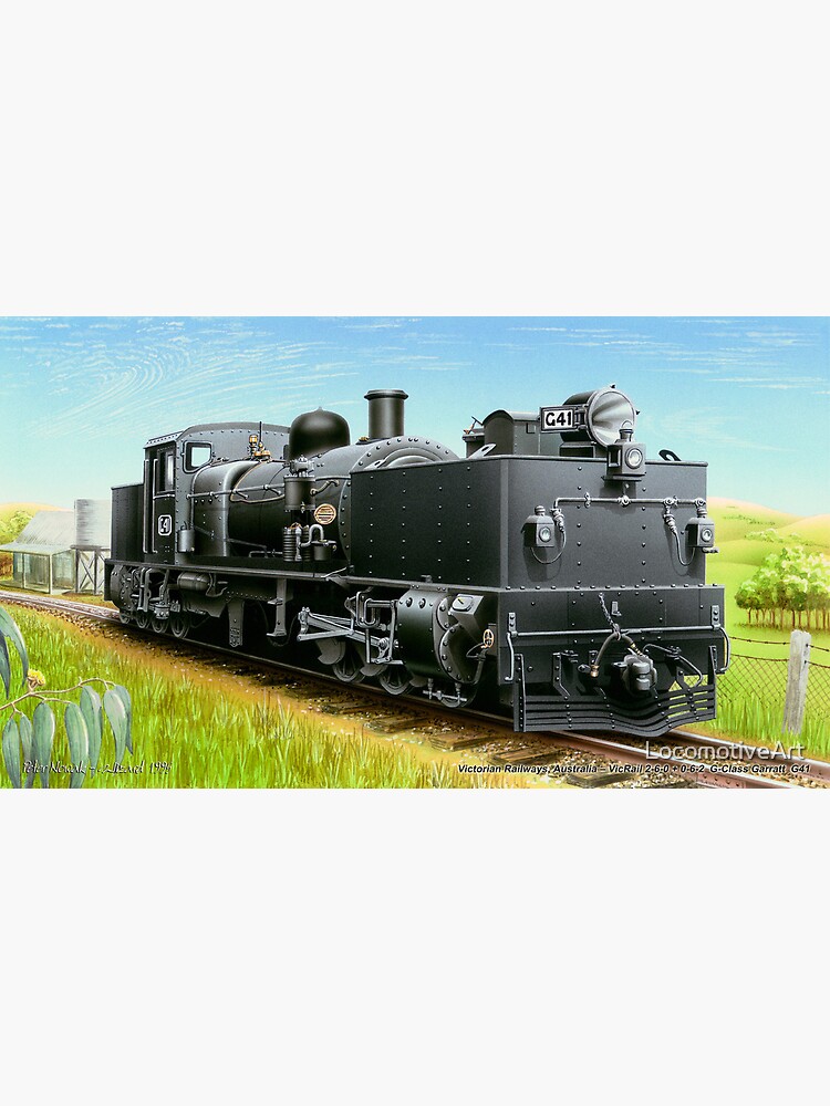 VicRail 2-6-0 + 0-6-2 G-Class Garratt (G41) by LocomotiveArt