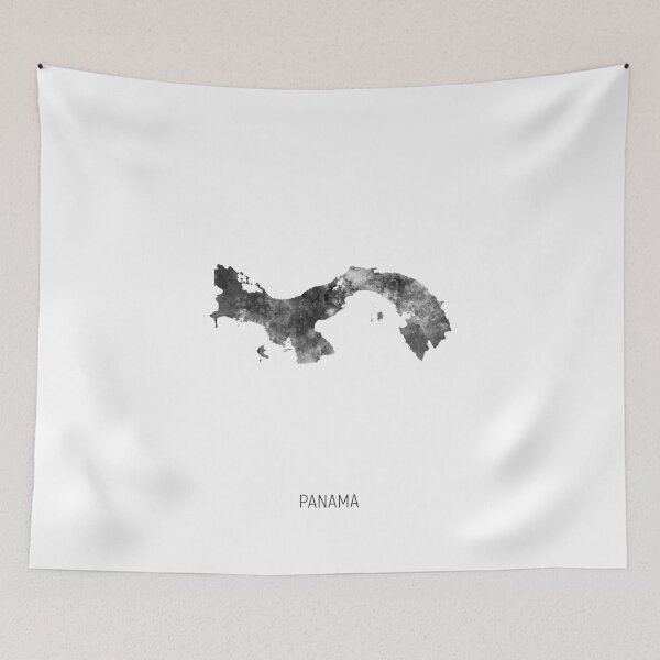 Item preview, Panama Watercolor Map designed and sold by ArtPrints.