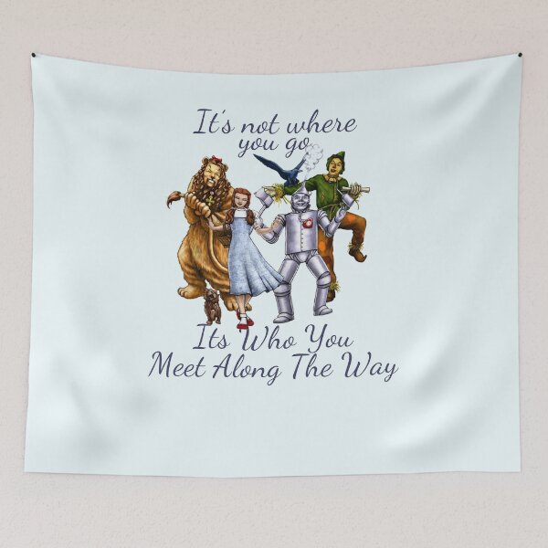 Item preview,  Dorothy Quotes It's not where you go, it's who you meet along the way Vintage Fantasy designed and sold by TopTeeShop.