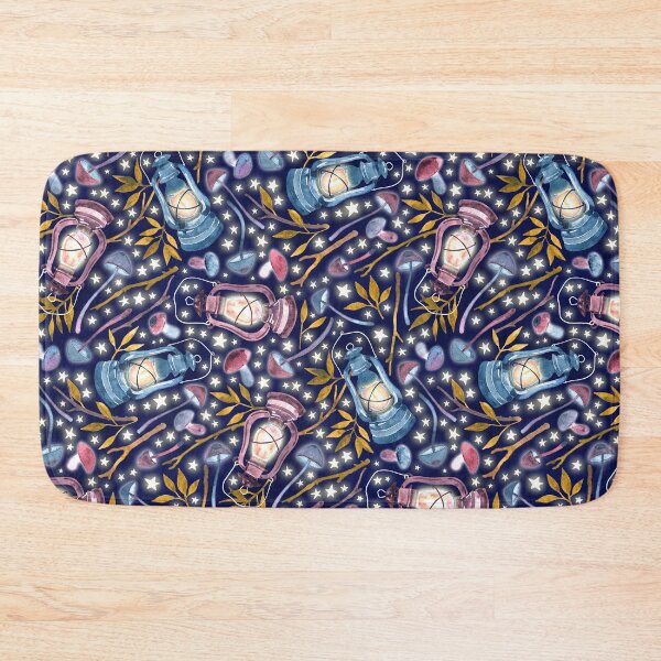 Item preview, Mysterious Mushrooms in Midnight Starlight  designed and sold by Perrin Le Feuvre.