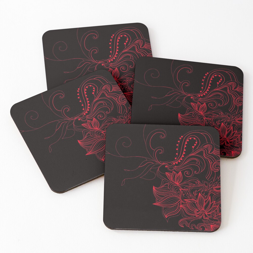 Item preview, Coasters (Set of 4) designed and sold by SILVERAPPLE.