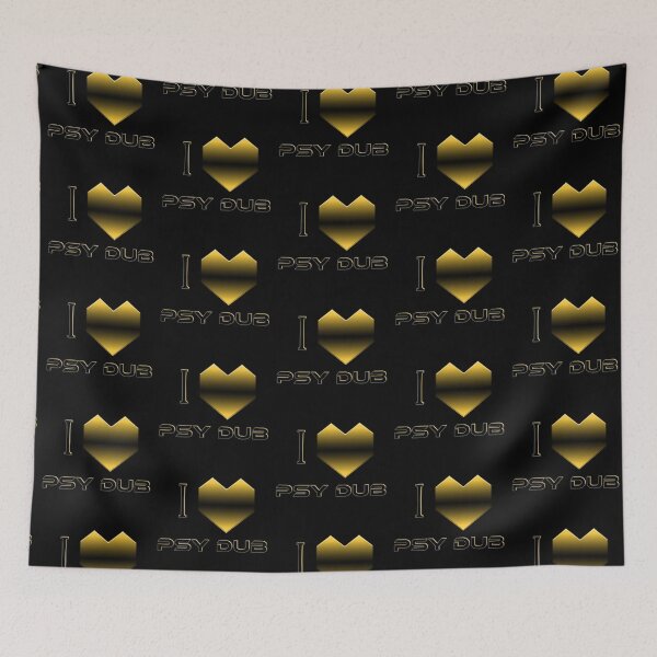 Item preview, I Love Psy Dub - Gold / Yellow designed and sold by NoMatterLab.