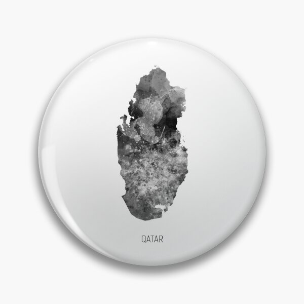 Item preview, Qatar Watercolor Map designed and sold by ArtPrints.