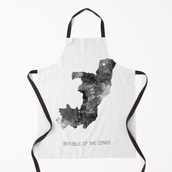 Item preview, Republic of the Congo Watercolor Map designed and sold by ArtPrints.
