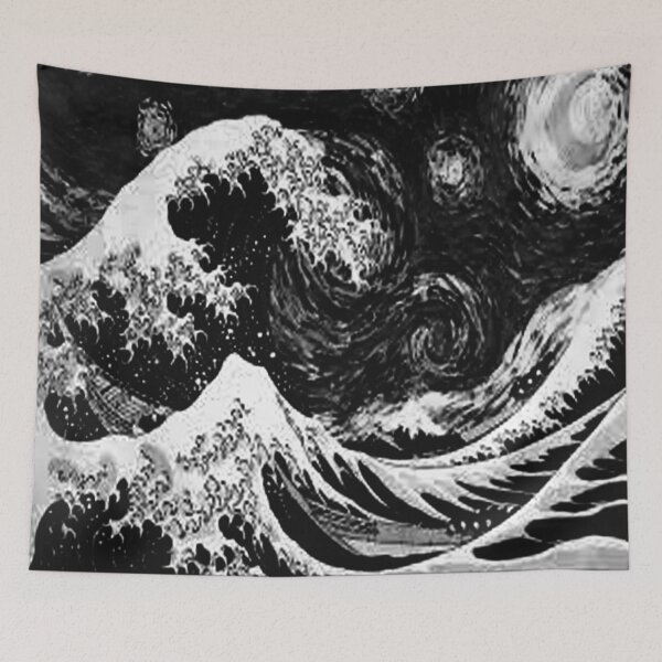 Item preview, Gran ola en blanco y negro designed and sold by triangle-studio.