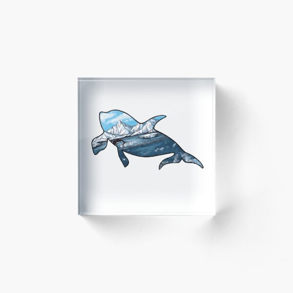 #saveourplanet for the whales Acrylic Block