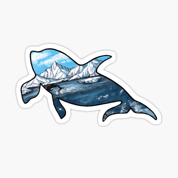 #saveourplanet for the whales Sticker