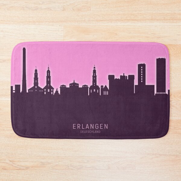 Item preview, Erlangen Germany Skyline designed and sold by ArtPrints.