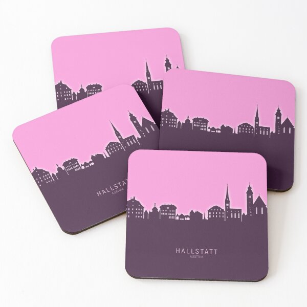 Item preview, Hallstatt Austria Skyline designed and sold by ArtPrints.