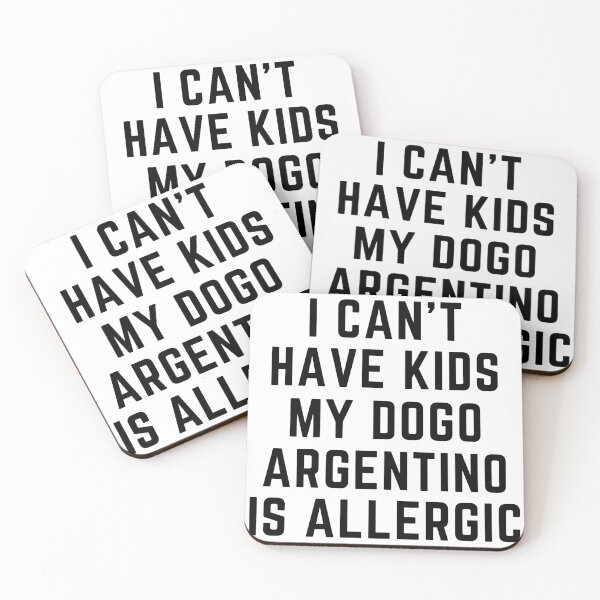 Item preview, My Dogo argentino is allergic designed and sold by good vibes clothing.