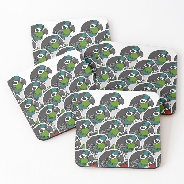 Artikelvorschau, Crimson Bellied Conure Pattern entworfen und verkauft von AdoraBirdArt.