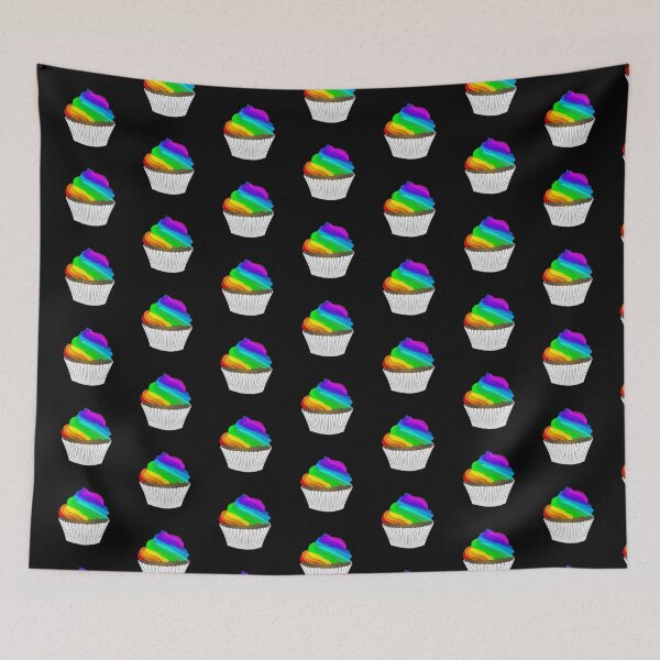 Item preview, Rainbow cupcake designed and sold by Tanesh123.