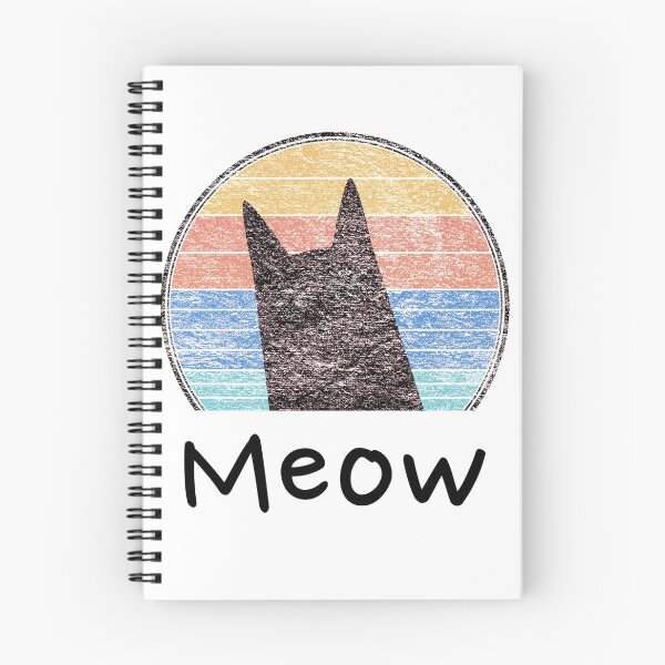 Item preview, black cat meow logo designed and sold by pirminio.
