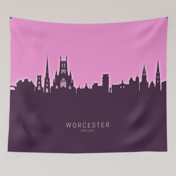 Item preview, Worcester England Skyline designed and sold by ArtPrints.