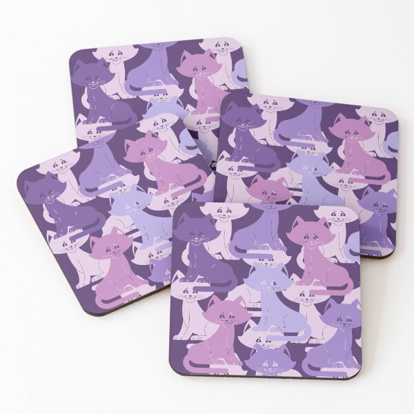 Item preview, Shades of Purple and Pink Cat Camo Design  designed and sold by cgroenewald.