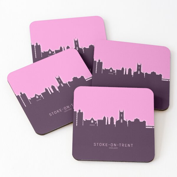 Item preview, Stoke-on-Trent England Skyline designed and sold by ArtPrints.