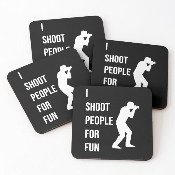 Item preview, I Shoot People For Fun designed and sold by Tridev-Designs.