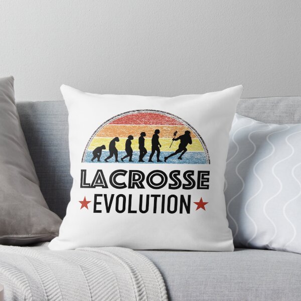 Item preview, lacrosse retro evolution logo designed and sold by pirminio.