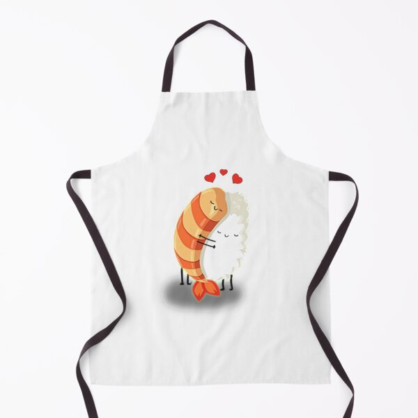 Item preview, Salmon sushi hugs funny t-shirt designed and sold by TopDesignArt.