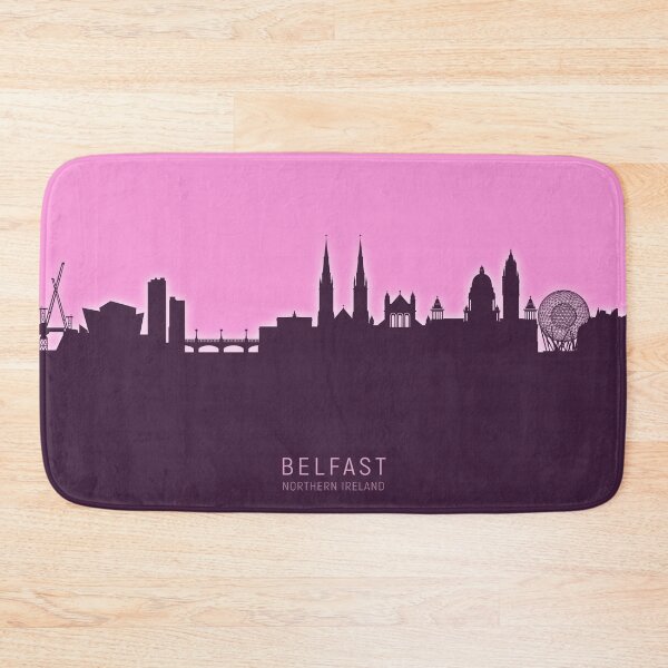 Item preview, Belfast Northern Ireland Skyline designed and sold by ArtPrints.